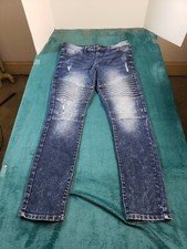 Southpole Jeans Sz 32x32 Mens Blue Pants Stretch Skinny Denim Casual Y2K