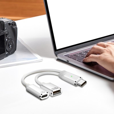 USB OTG Adapter Type C Splitter Multifunctional USB Converter charitable
