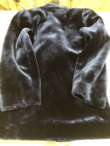 Vintage Sasson Stunning Fur Midi Womens Long Sleeve Winter Coat Union Sz 12 Pics - Picture 9 of 10