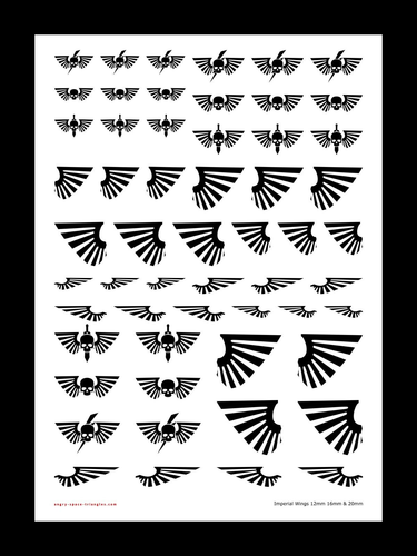 Grimdark Decals - Water Transfers - Miniatures Tabletop Wargaming - Picture 9 of 38