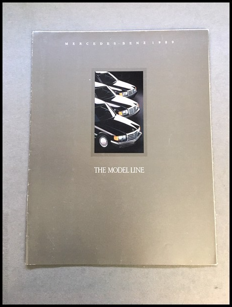 1989 Mercedes Benz Car Sales Brochure - 560SL 560SEC 560SEL 300CE