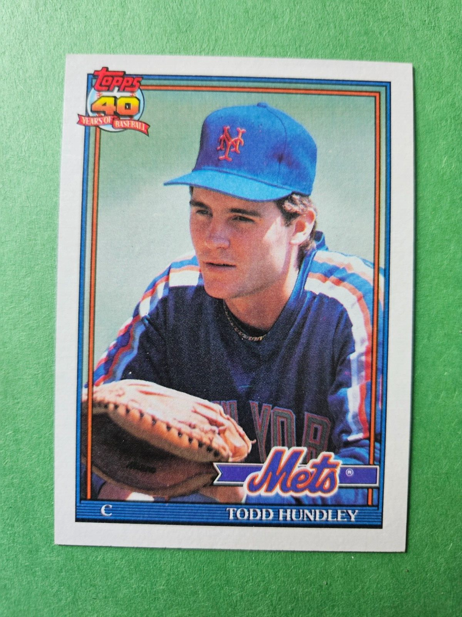 メッツリリー Todd Hundley #457 New York Mets Topps 1991 NM-MT | eBay