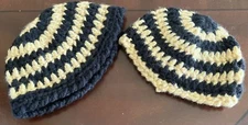 Handmade 0-3 months Baby Beanie Hat/Cap Set of 2