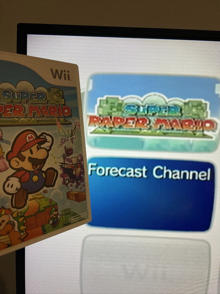 Consola Wii Juegos incluidos Controladores Auténticos Mario Bro Incluido Restablecimiento Probado Foto 3 de 4