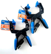 2 PACK Ratcheting QUICK-GRIP Handy-Clamp Quick Release Hand Clamp (NEW)