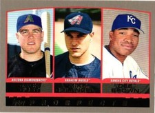 2000 Topps #202 Jack Cust / Mike Colangelo / Dee Brown PROS