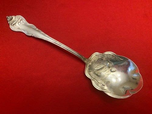 NENUPHAR American Silver Co. Versilberte KASSEROLLE oder BEERE SERVIERLÖFFEL 1905 - Bild 1 von 5