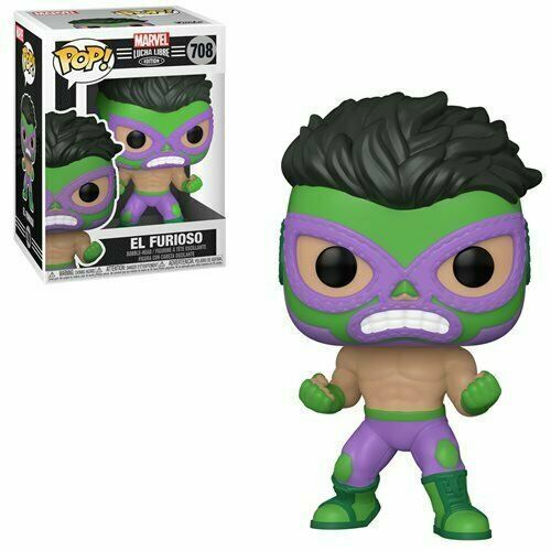 Figura De Vinilo Pop Funko El Furioso Luchador Hulk 3.75" Marvel Lucha Libre - Imagen 1 de 3