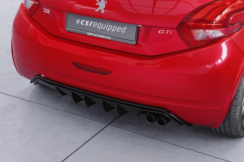 Heck Ansatz Spoiler Tuning Diffusor für Peugeot 208 GTi HA456-S - Bild 3 von 9