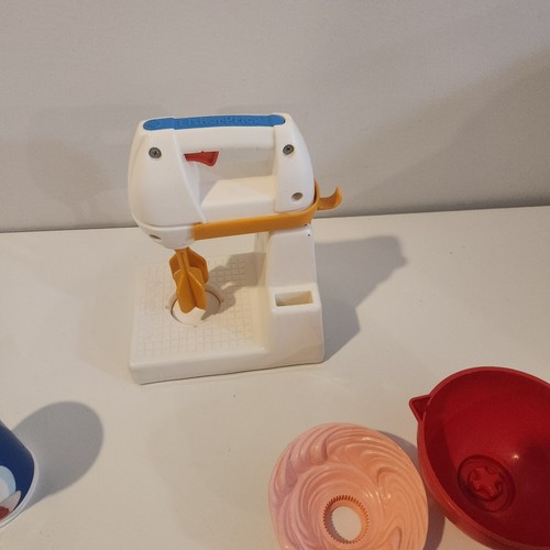 Frullatore, utensili e glassa Fisher Price 1987 vintage - Foto 5 di 9