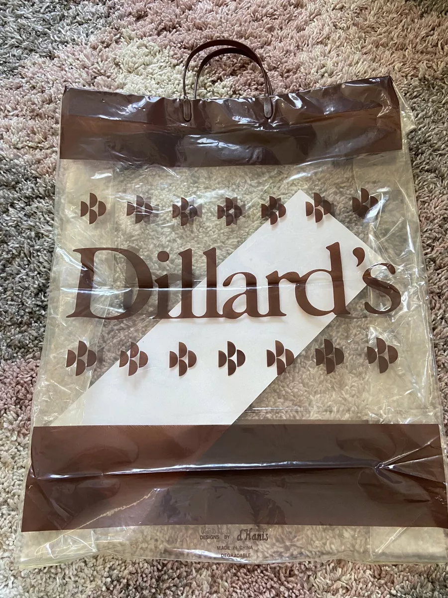 dillards plastic bag