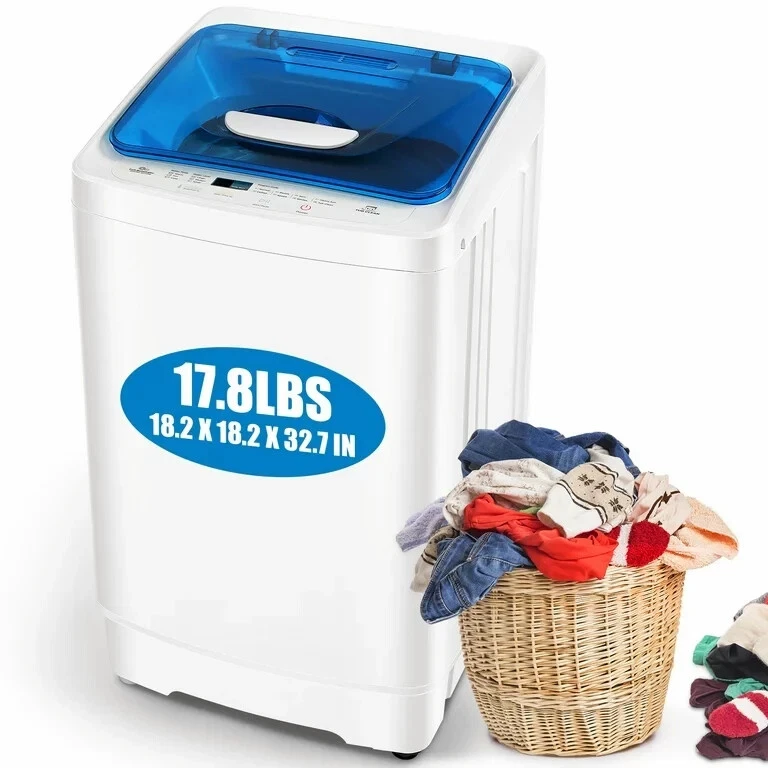 Washing Machine 17.8Lbs Portable Washer & Dryer Combo for