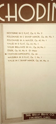 Chopin 'Fantaisie-Impromptu, Op. 66'