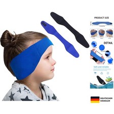 2 Stück Schwimmen Stirnband, Stirnband Kinder Ohrenband  Schwimmband mit Hohe...