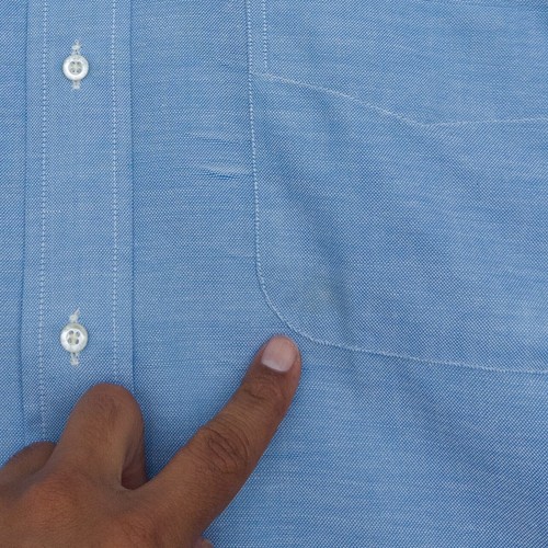 VTG Brooks Brothers BrooksGate Shirt 15 32 Permanent Press 90s Performance OCBD - Picture 10 of 13