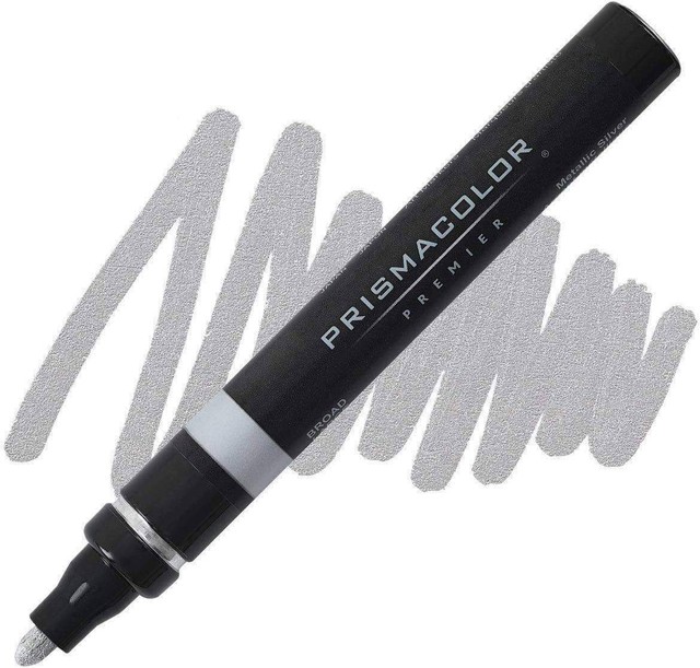PRISMCOLOR Metallic Silver Paint Pen eBay