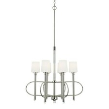 Austin Allen & Company Jayden Collection 6-light Polished Nickel Chandelier