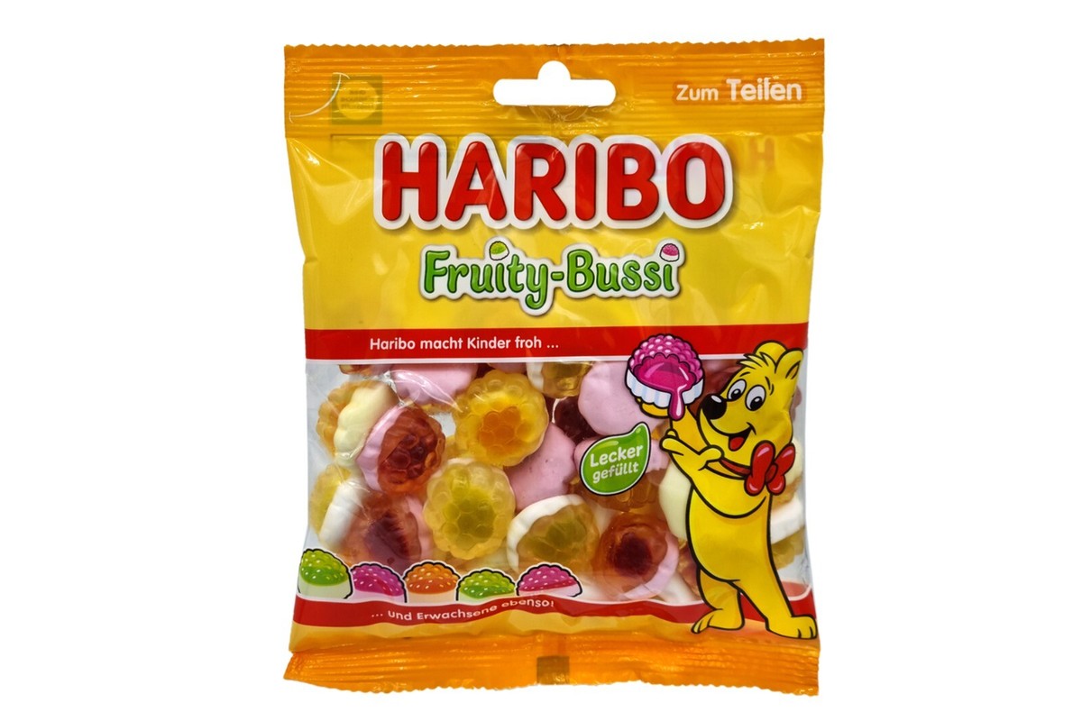 5x bags Haribo Fruity Kisses gummy candy 🍬 TRACKED SHIPPING