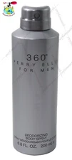 360 FOR MEN DEODORANT BODY SPRAY 6.0 OZ  NEW BY PERRY ELLIS Same As Picture
