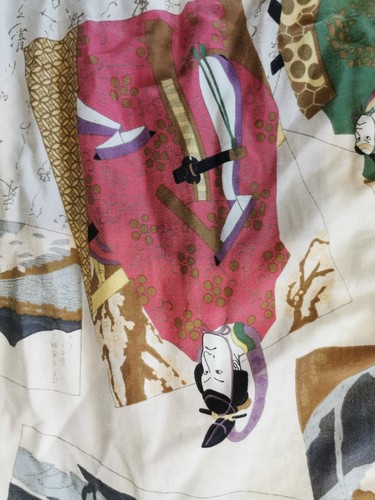 Japanese Yukata Kimono robe 100% Cotton Drawstring Waist Robe Womens size L 0240 - Picture 6 of 6