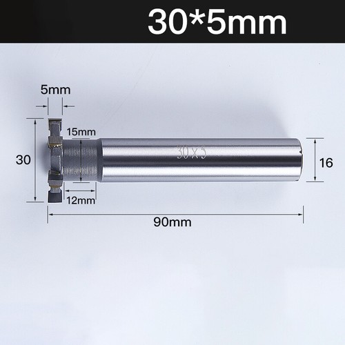 Carbide Tipped T-Slot End Mill Woodruff Keyseat Cutter16-32mm Metal Cutting Tool - Picture 46 of 61
