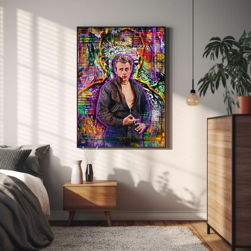 JAMES DEAN 20x30in Poster, James Dean Tribute Pop Art Free Shipping US - Picture 8 of 8