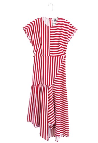 farm rio black mixed stripes short sleeve mini dress FARM Rio Black Arabesque Mix Scarves Wrap Mini Dress, Arabesque Mix Scarves Black / XS