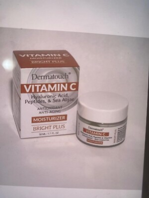 Dermatouch Vitamin C + Hyaluronic Acid Peptides & Sea Algae Antioxidant 1.7 oz
