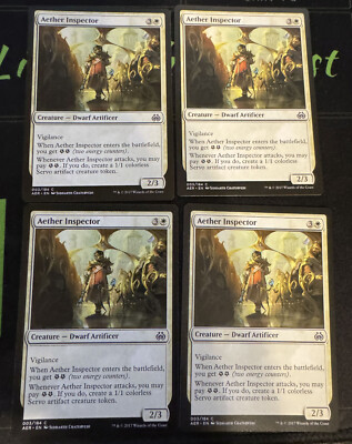 Aether Inspector x4 Aether Revolt Magic the Gathering MTG