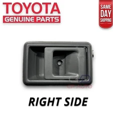 85 - 95 TOYOTA 4RUNNER FRONT RIGHT INTERIOR DOOR HANDLE BEZEL TRIM GRAY OEM NEW