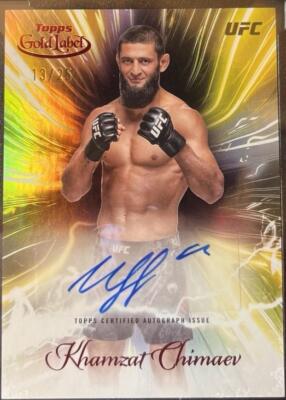 2024 Topps Gold Label UFC - Khamzat Chimaev #SGS-KHC for sale | eBay