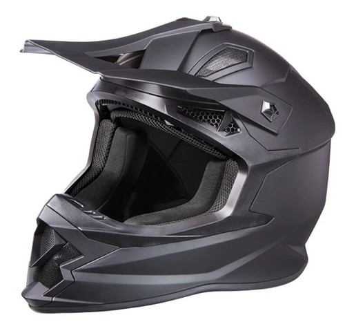 Polaris Tenacity 4.0 Snowmobile Helmet DOT ECE Ventilated Padded Black EUC - Afbeelding 1 van 11
