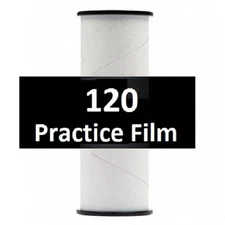 5 Rolls Practice 120 Film - Virgin Film Factory Wrapped on a 120 Spool 
