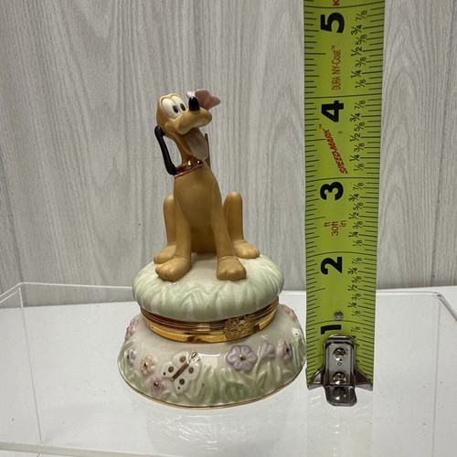 Lenox Treasures Disney A Friend For Pluto Treasure Box - Picture 20 of 21