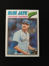 2026 Topps Heritage - Shane Bieber #210 - Toronto Blue Jays