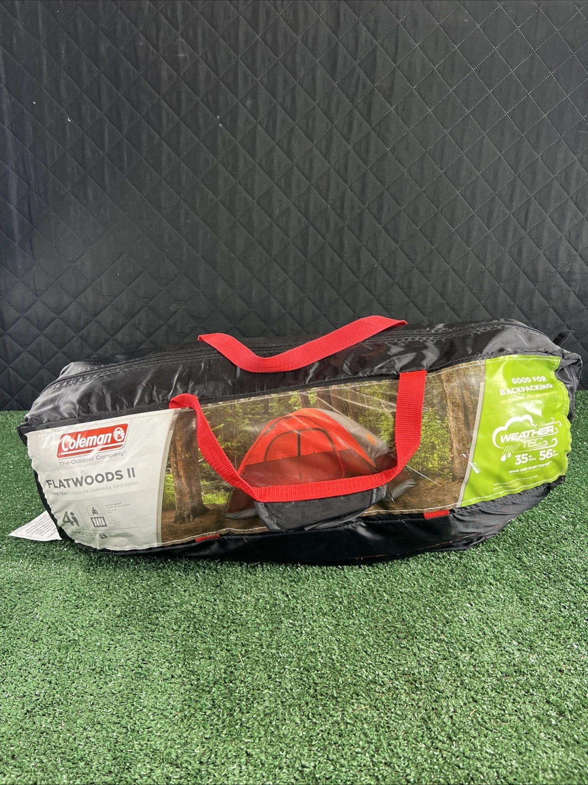 Coleman Dome Tent Flatwoods II 4 Person Easy Set-Up