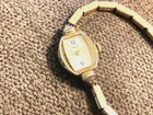 Timex Ladies Vintage Gold Tone watch. This is a manual wide. No Batteries Needed