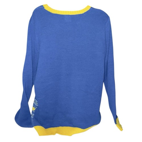 Suéter Feo Para Hombres Talla L Grande Menorá Hanukkah Jersey Judío Polo Norte - Imagen 3 de 9