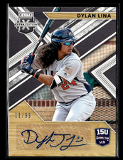 Dylan Lina 2019 Elite Extra Edition USA Auto 11/99 #15U-DL