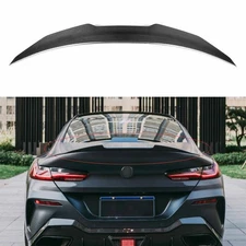 For BMW 8 Series 2020-2022 PSM-Style Carbon Fiber Rear Boot Spoiler Wing Flap 1X