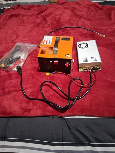 PCP Air Compressor, 4500PSI 30Mpa High Pressure Air Pump for PCP Air Rifles, 110