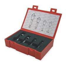 KEO 53518 Countersink Set,4 PC,0 FL,82 Deg,Cobalt 4FVU7