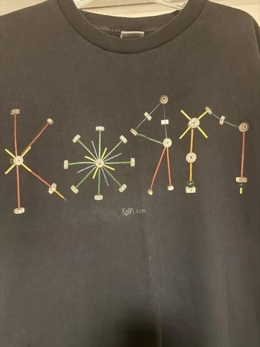 Korn Sick & Twisted Tour T-shirt 2000s vintage concert t-shirt, vintage, single stitch, B+ condition