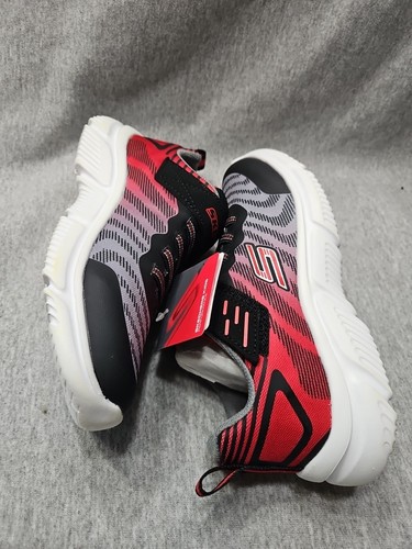 Skechers Go Run 650 Tigrux 405037L/CCBK Red Black Kids Shoes Size 3 - Picture 6 of 6