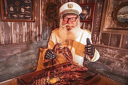 Vollbeschichtete Hummerhandschuhe zum Tauchen, pannen- und schnittfest, Medium - Bild 6 von 8
