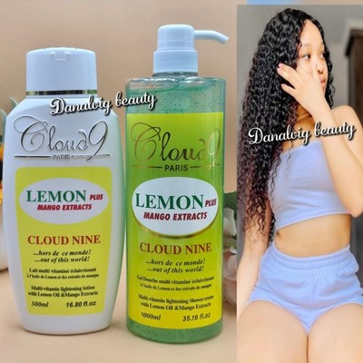 2pc. Cloud-9 Paris Multi Vitamin  Body Lotion & SHOWER Gel Mango & Lemon Oil 