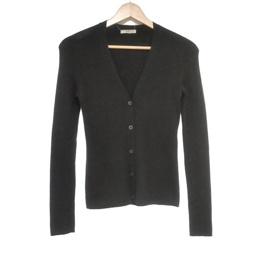 PRADA cardigan long sleeve/cashmere/silk black F/S from Japan