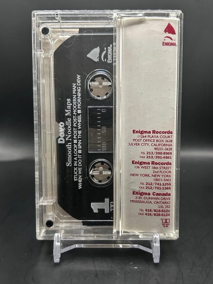DEVO - Smooth Noodle Maps /Cassette /Enigma Records/Advance Promo - Image 2 of 4
