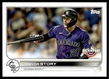 2022 Topps Opening Day Trevor Story Colorado Rockies #177