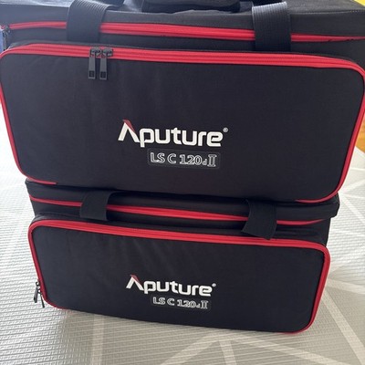 PAIR of excellently kept Aputure 120D II LED, Daylight Balanced LED Video Lights